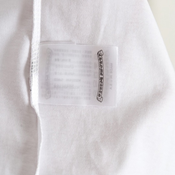 Chrome Hearts Roling Stones Blue Neck Script Logo Tee - Picture 9 of 9